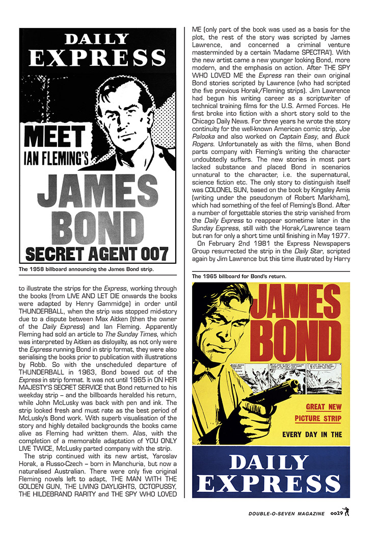 007 MAGAZINE 40th Anniversary Issue - The Illustrated James Bond