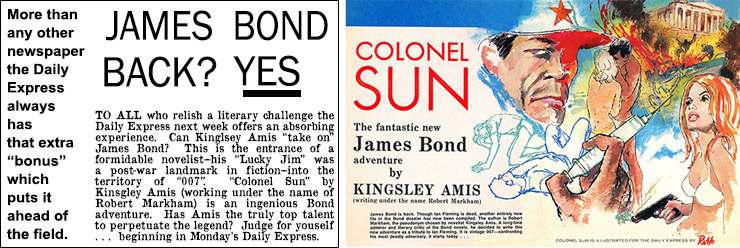 COLONEL SUN Daily Express adaptation illustrated by Andrew Robb