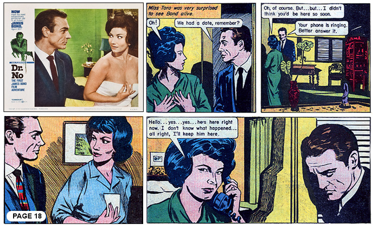 Dr. No (1962) / Doctor No US SHOWCASE Comic Book comparison
