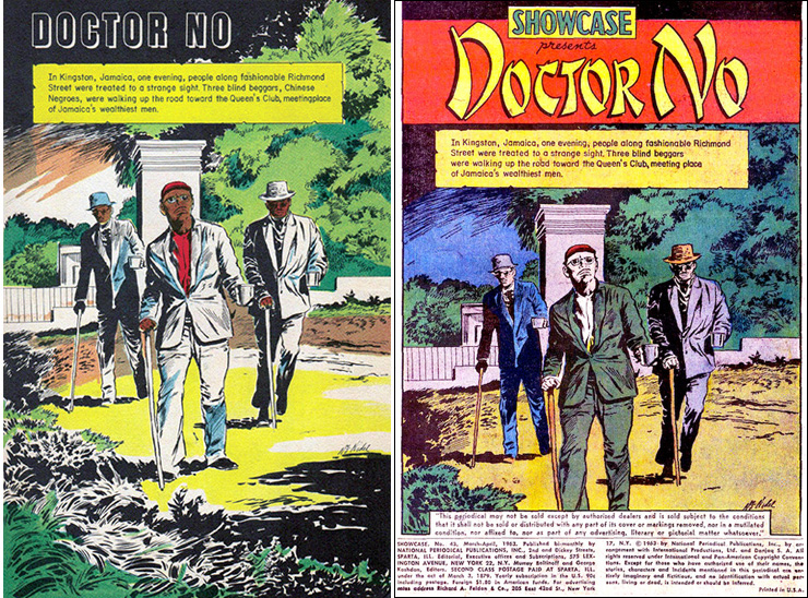 Doctor No comic comparison