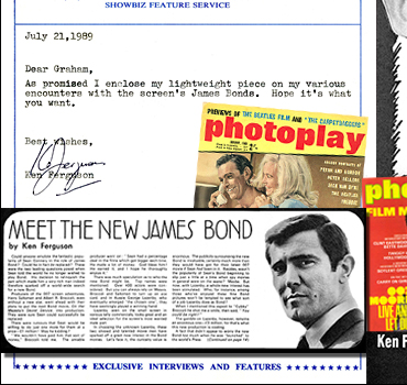 Sylvia & Ken Ferguson Starfeatures letterhead/PHOTOPLAY August 1964