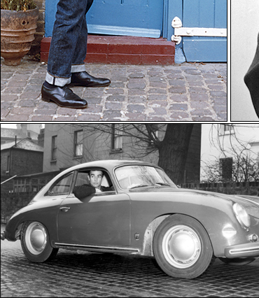 Sean Connery in his Porsche 356 in 1961