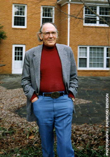 John Gardner photographed by Raymond Benson