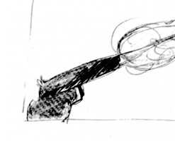 Concept Sketches & Storyboards for the GoldenEye title sequence