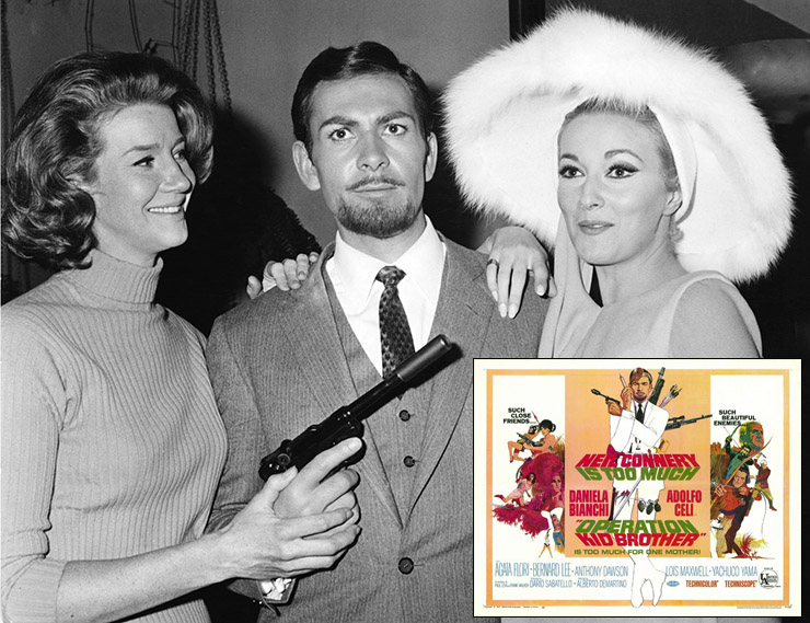 Lois Maxwell, Neil Connery and Daniela Bianchi in Operation Kid Brother (1967)