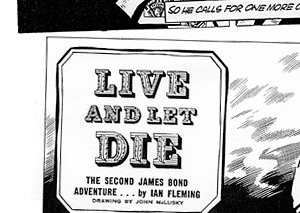 LIVE AND LET DIE title strip
