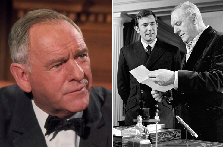 Bernard Lee as M On Her Majesty's Secret Service (1969)