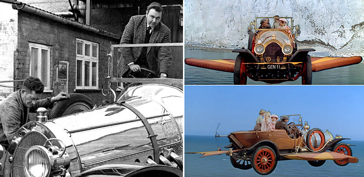 John Stears with Chitty Chitty Bang Bang | Chitty Chitty Bang Bang (1968) Blue-screen process shots