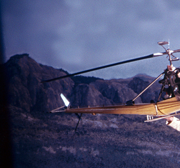 Bert Luxford with a miniature helicopter From Russia With Love (1963)
