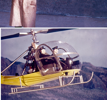 Close-up of miniature helicopter From Russia With Love (1963)