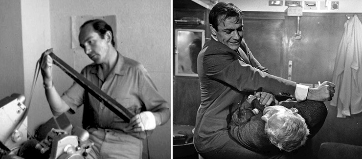 Editor Peter Hunt | From Russia With Love (1963) train fight