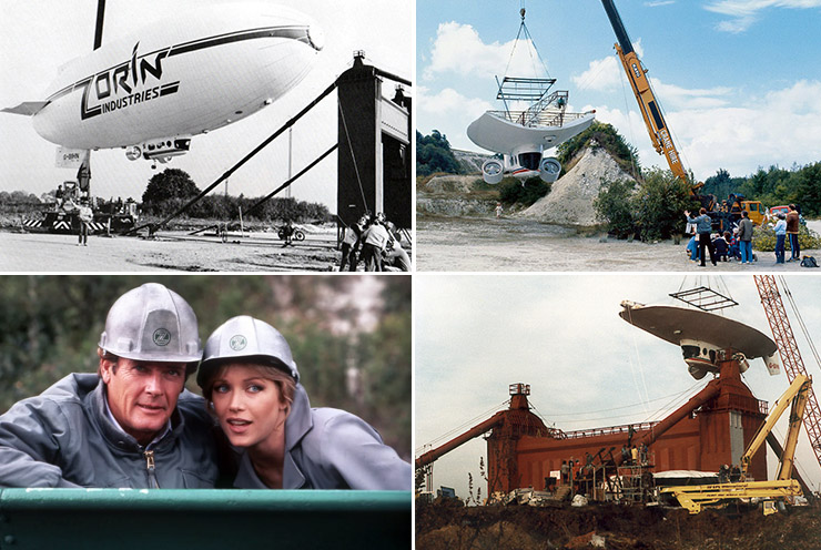 Location filming at Amberly Chalk Pits museum and Pinewood Studios A View To A Kill (1985)