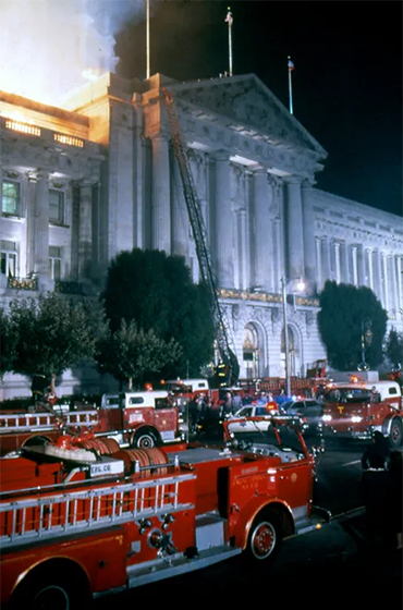 Location filming in San Francisco  A View To A Kill (1985)