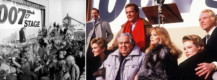 The Albert R. Broccoli 007 Stage dedication Pinewood Studios January 7, 1985