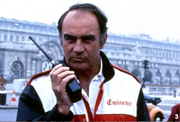Driving Stunts co-ordinator Remy Julienne on location in Paris