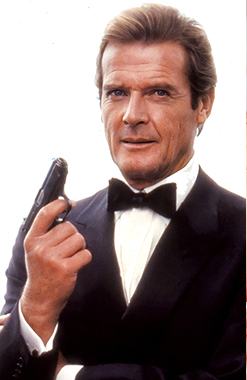 Roger Moore as James Bond 007