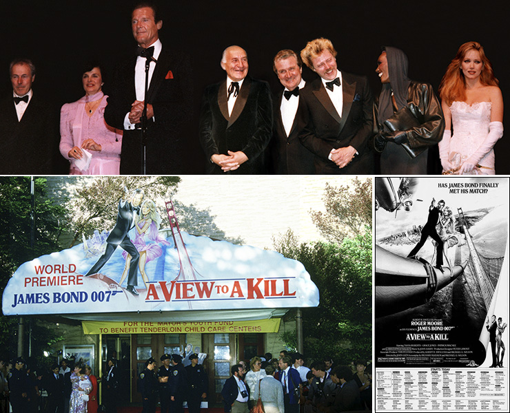  A View To A Kill (1985) US premiere Palace of Fine Arts, San Francisco