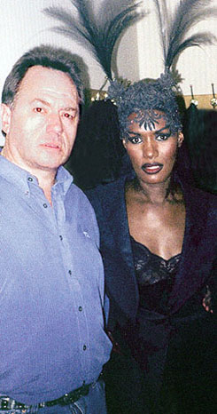 Graham Rye with Grace Jones