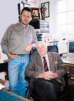 Graham Rye with Desmond Llewelyn