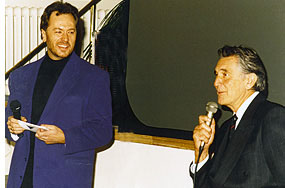 Graham Rye with James Bond George Lazenby