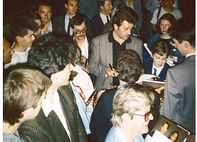 Graham Rye at the 1989 signing