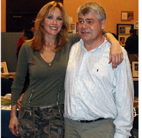 Duncan Carter with Tanya Roberts