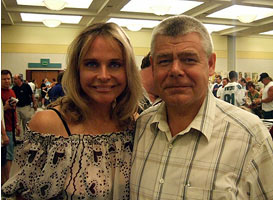 Priscilla Barnes and Duncan Carter