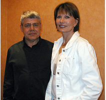 Duncan Carter with Maud Adams