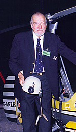 Wing Commander Ken Wallis with 'Little Nellie' - Pinewood Studios 1990