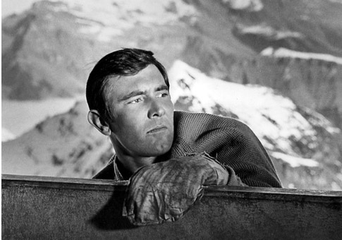 George Lazenby at Piz Gloria