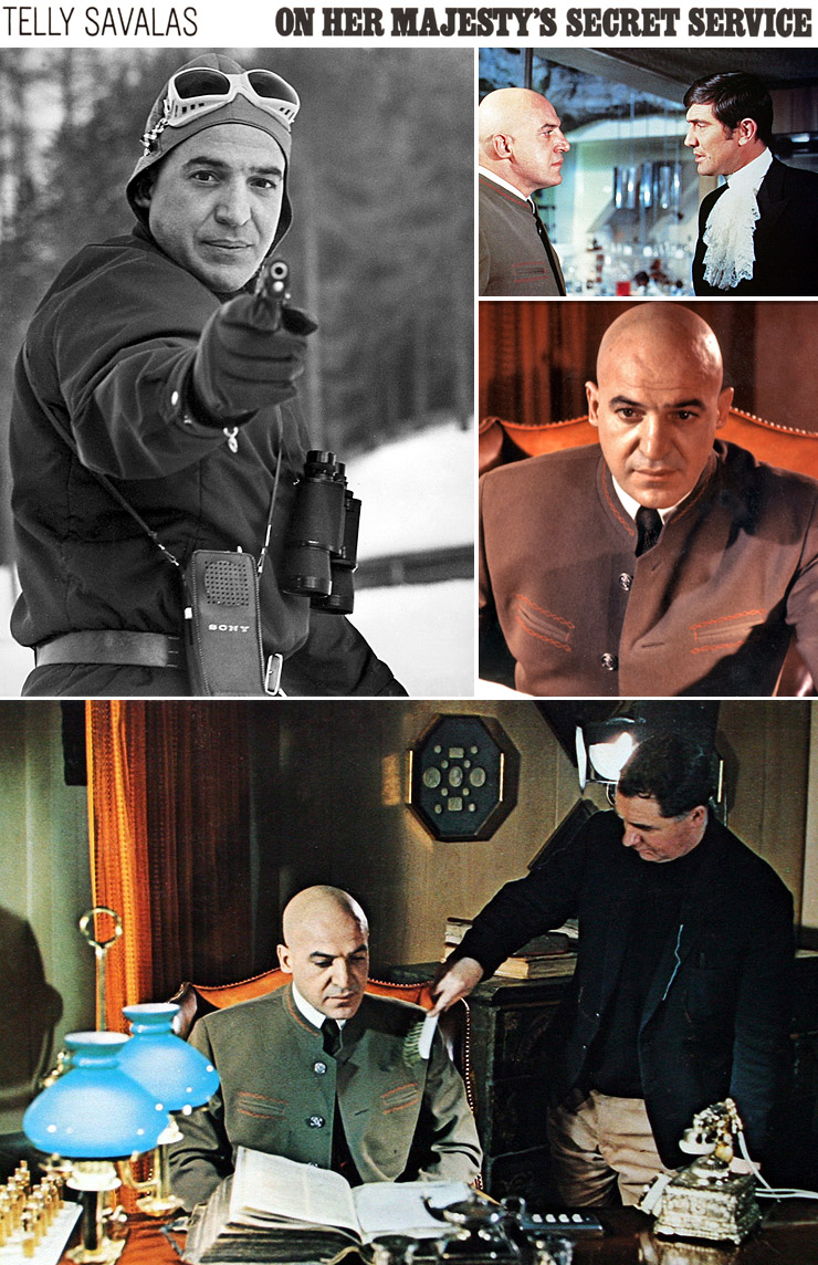 Telly Savalas as Ernst Stavro Blofeld in On Her Majesty's Secret Service (1969)