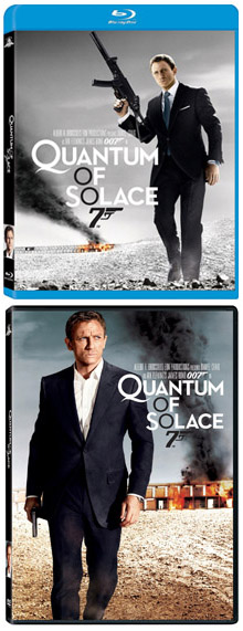 Quantum of Solace Blu-ray & DVD packshots