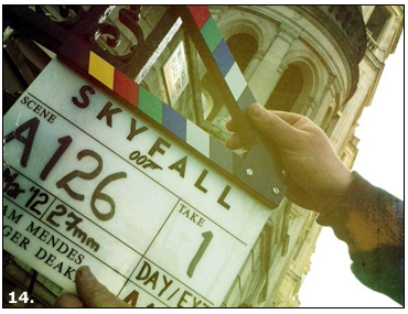 Back filming Skyfall in central in London today...