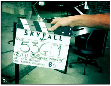 Skyfall - shooting on day 10 of the new James Bond film starring Daniel Craig as 007
