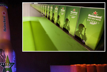 Heineken display