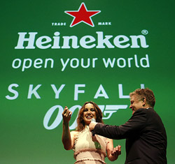 Brnice Lim Marlohe, one of the stars of Skyfall, was in attendance at the Amsterdam Convention Factory