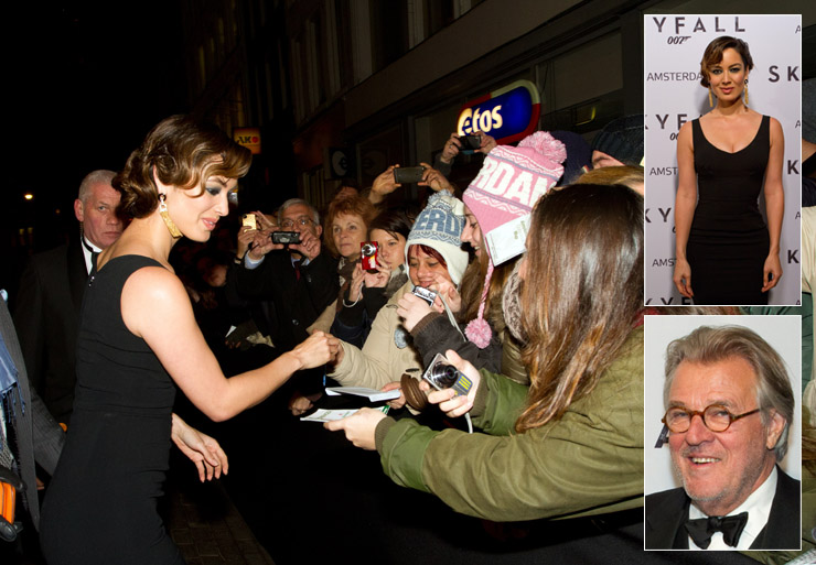 Brnice Lim Marlohe signs autographs outside the Palace Tuschinki Theatre in Amsterdam