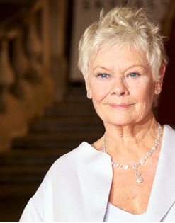 Dame Judi Dench (who plays 'M')