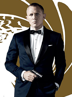 Daniel Craig as James Bond 007 in Skyfall