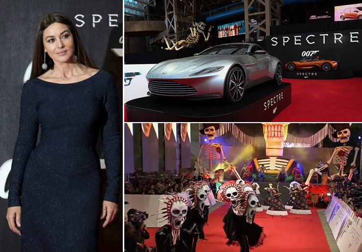 Monica Belluci at the SPECTRE Premiere in Mexico