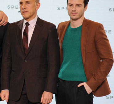 Dave Bautista, Sam Mendes, Christoph Waltz and Andrew Scott