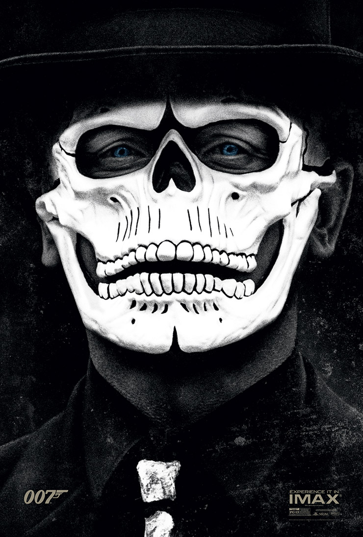 007 walks among the dead in new IMAX SPECTRE Poster