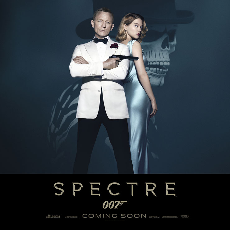 SPECTRE standee art 