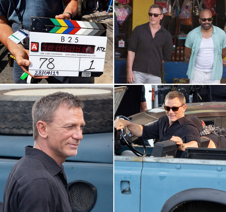 Bond 25 - Daniel Craig and Jeffrey Wright on location in Jamaica