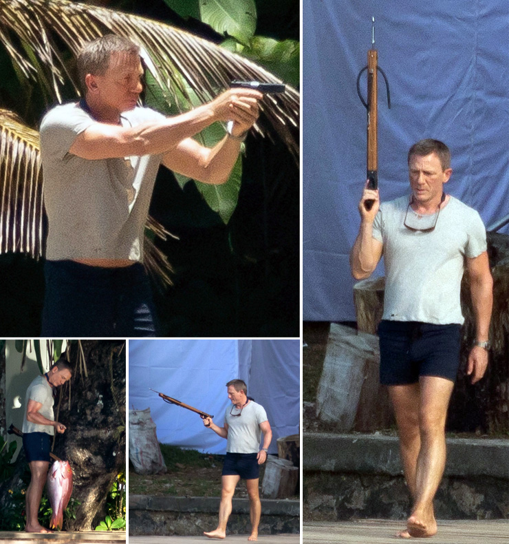 Bond 25 - location filming in Jamaica - Daniel Craig as James Bond 007