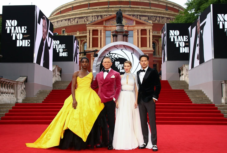 No Time To Die World Premiere - Lashana Lynch, Daniel Craig, Lea Seydoux and Cary Joji Fukunaga