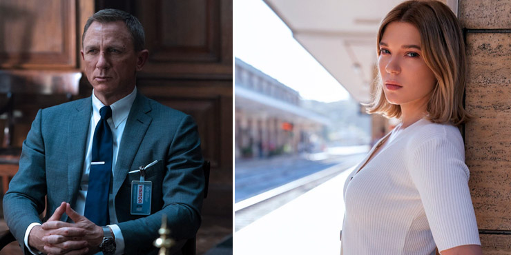 Daniel Craig as James Bond/La Seydoux as Madeleine Swann