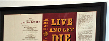 LIVE AND LET DIE proof covers