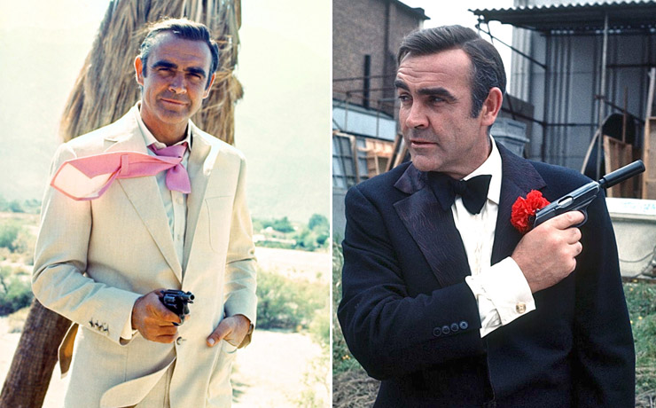 Sean Connery publicity shots Diamonds Are Forever (1971)