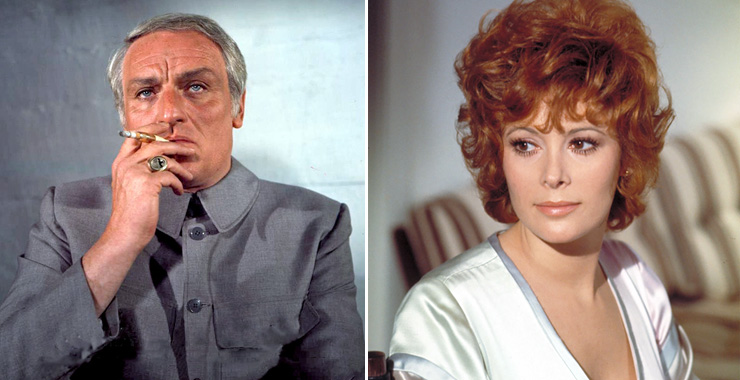 Charles Gray as Ernst Stavro Blofeld & Jill St. John as Tiffany Case